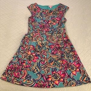 Lilly Pulitzer Briella Bait and Switch fit and flare dress. Women’s size large.